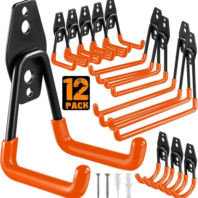 Gardening Tools Shop - 12-piece set Garage Storage Utility Hooks
