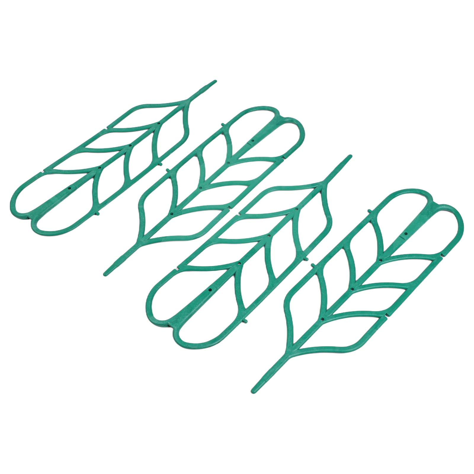 Gardening Tools Uses - Green Plastic Plant Support Brackets 8pcs