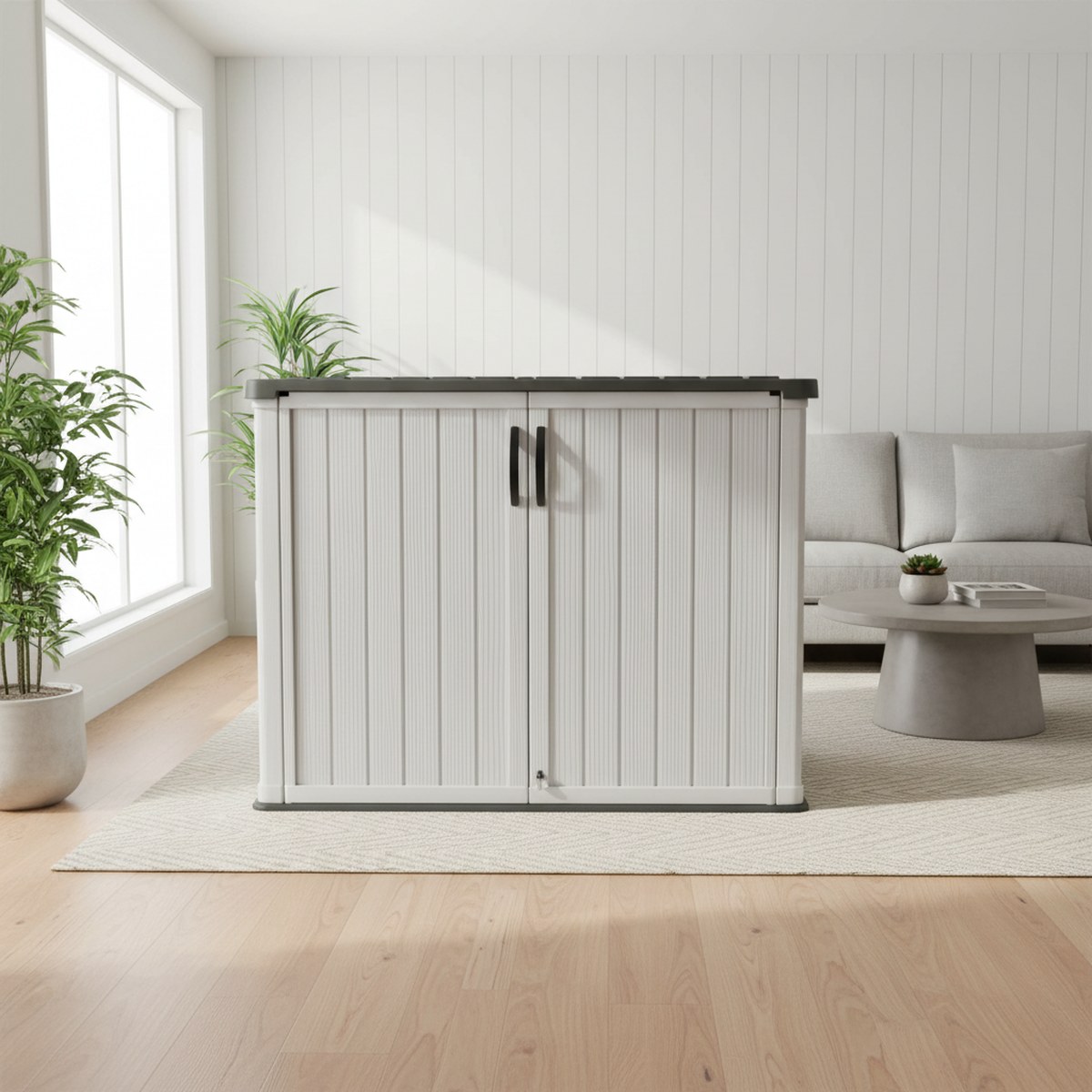 Large Plastic Outdoor Storage  - đánh giá và giá Gardening Tools Box