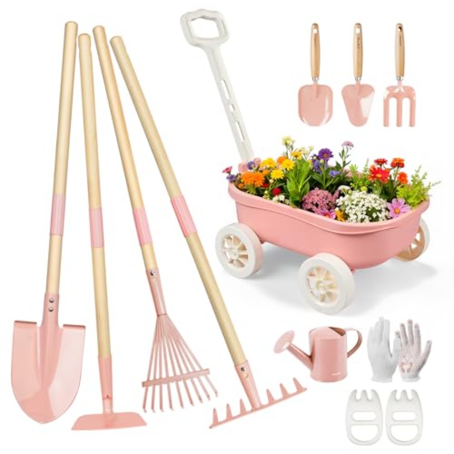 Gardening Set with Wheelbarrow - đánh giá và giá Gardening Tools Japan