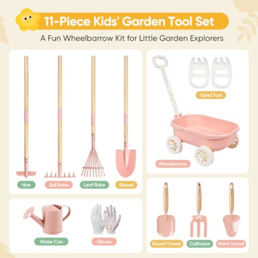 Gardening Set with Wheelbarrow - đánh giá và giá Gardening Tools Japan