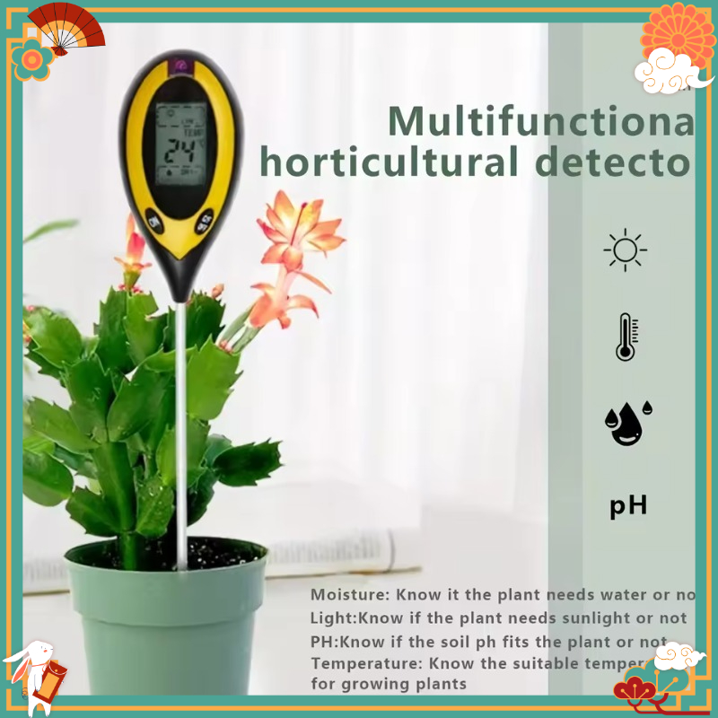 Multifunctional 4-in-1 Soil PH - đánh giá và giá Gardening Tools Uses