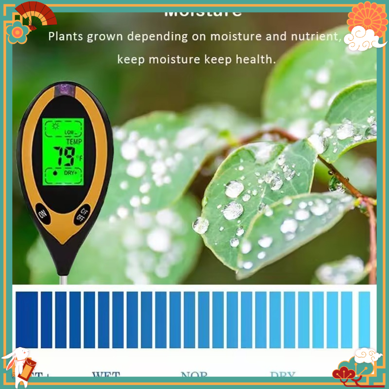 Multifunctional 4-in-1 Soil PH - đánh giá và giá Gardening Tools Uses