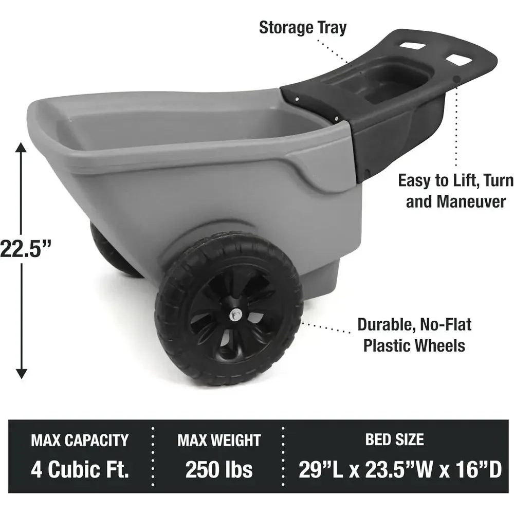 Durable Wheelbarrow with Stora - đánh giá và giá Gardening Tools Made In Usa