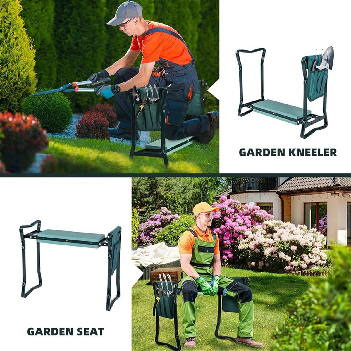B23BBG 2 in 1 Garden Kneeler a - đánh giá và giá Gardening Tools For Seniors