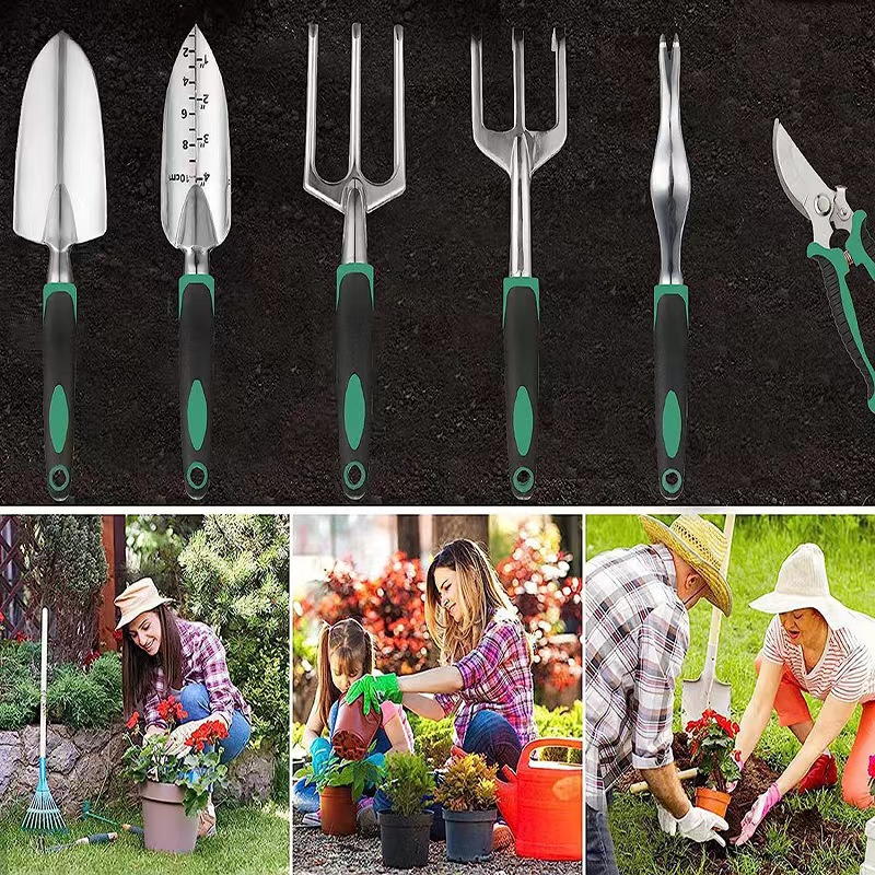 11 Pcs Garden Tool Set Aluminu - đánh giá và giá Gardening Tools Box