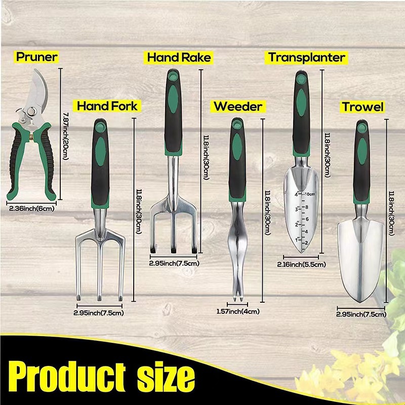 11 Pcs Garden Tool Set Aluminu - đánh giá và giá Gardening Tools Box