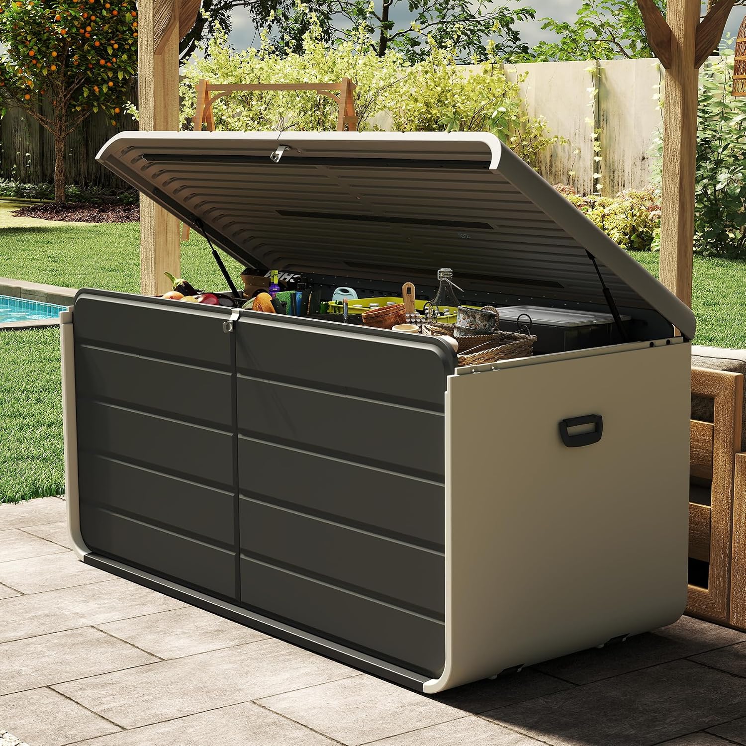 Indoor Outdoor Storage Box 200 - đánh giá và giá Gardening Tools Box