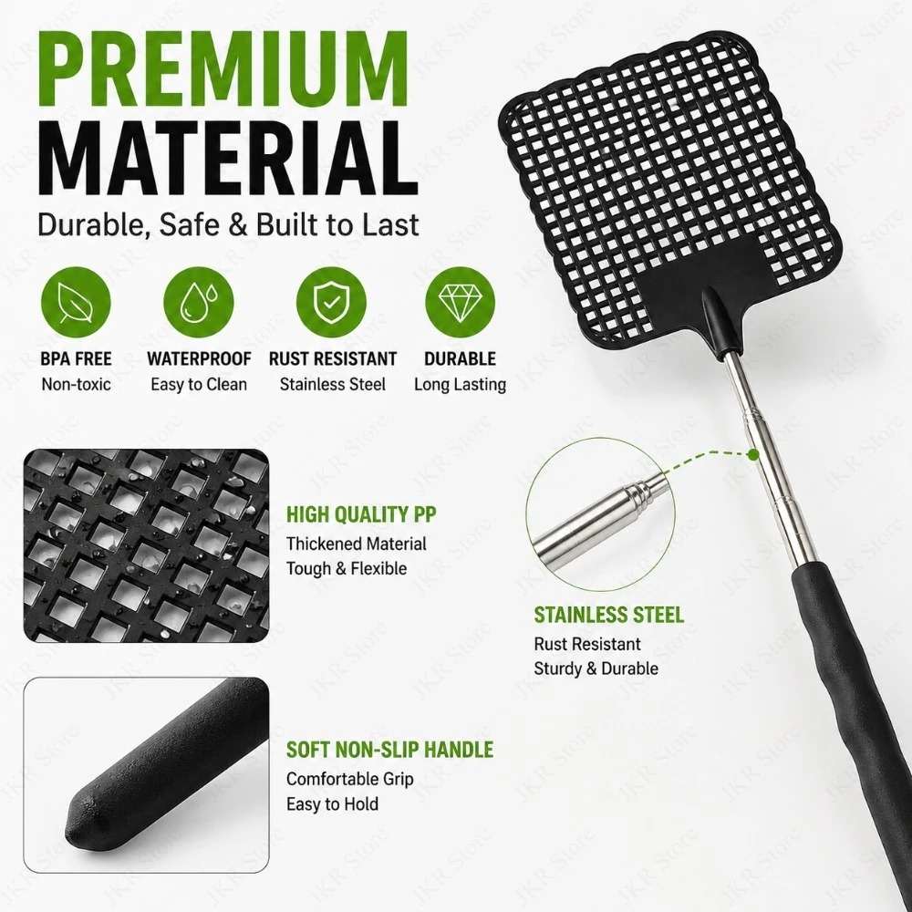 Black Fly Swatter 1/2/5 Pack S - đánh giá và giá Gardening Tools Uses