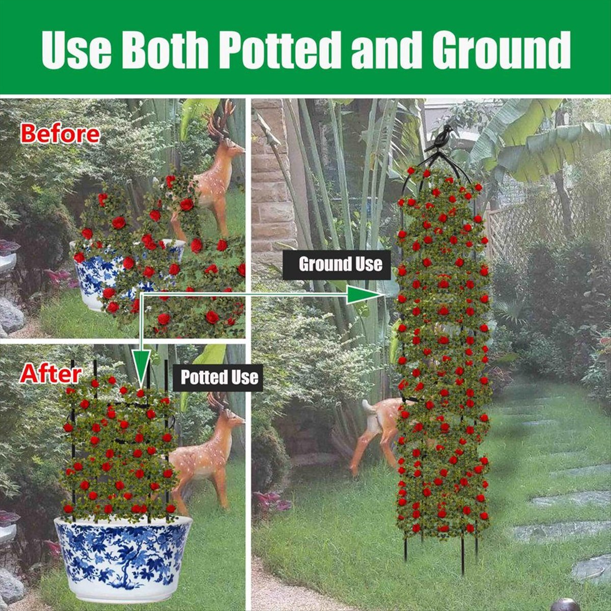 AT16 Climbing Plant Obelisk Tr - đánh giá và giá Gardening Tools B&Q