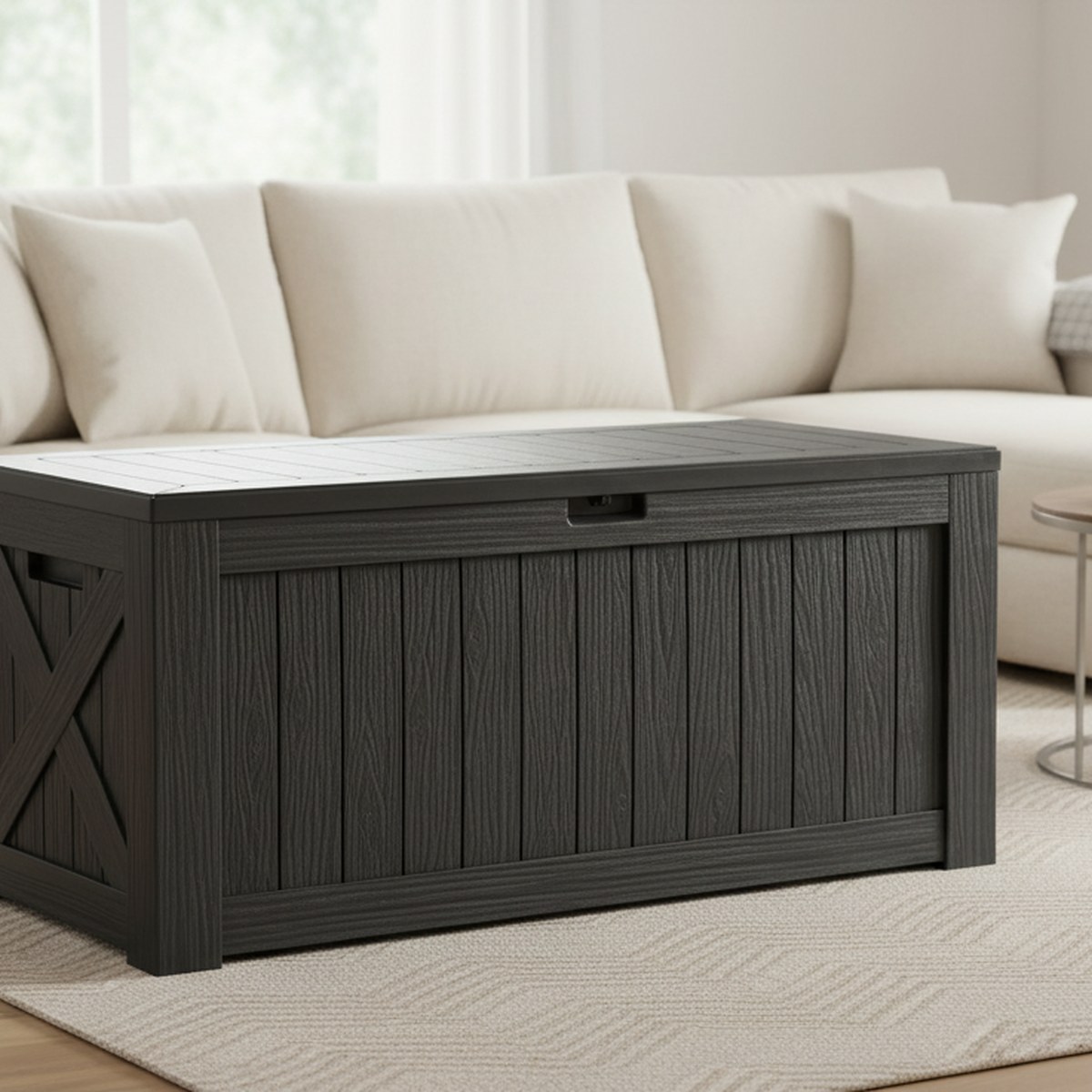 Large 120 Gallon Outdoor Deck  - đánh giá và giá Gardening Tools Box