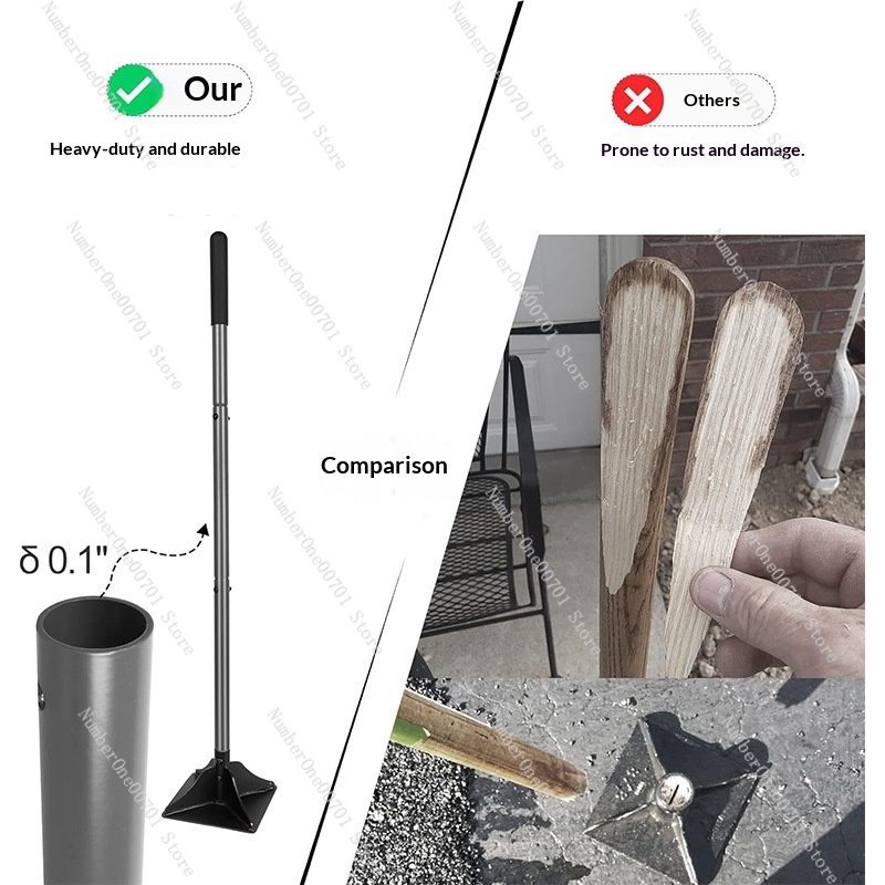Detachable Steel Garden Tamper - đánh giá và giá Gardening Tools Uses