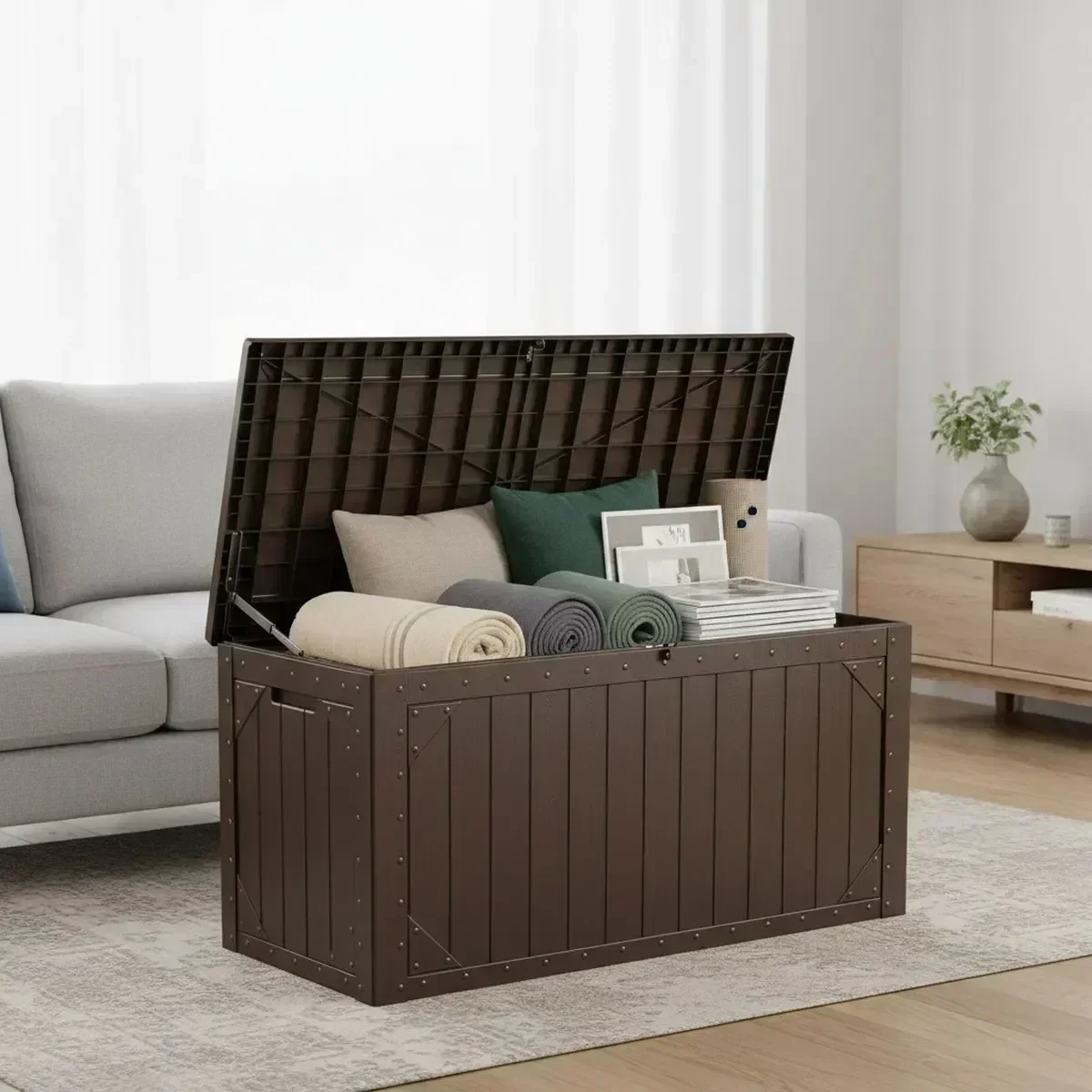 Large Waterproof Patio Storage - đánh giá và giá Gardening Tools Box