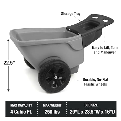 Easy Haul Durable Wheelbarrow  - đánh giá và giá Gardening Tools Made In Usa