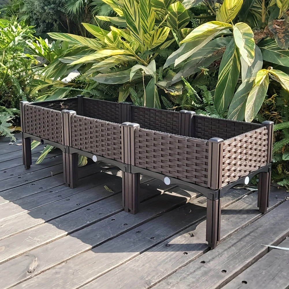 Large Capacity Garden Bed Vege - đánh giá và giá Gardening Tools Box