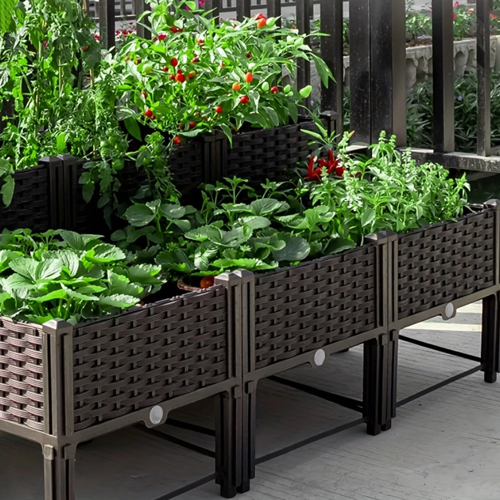 Large Capacity Garden Bed Vege - đánh giá và giá Gardening Tools Box