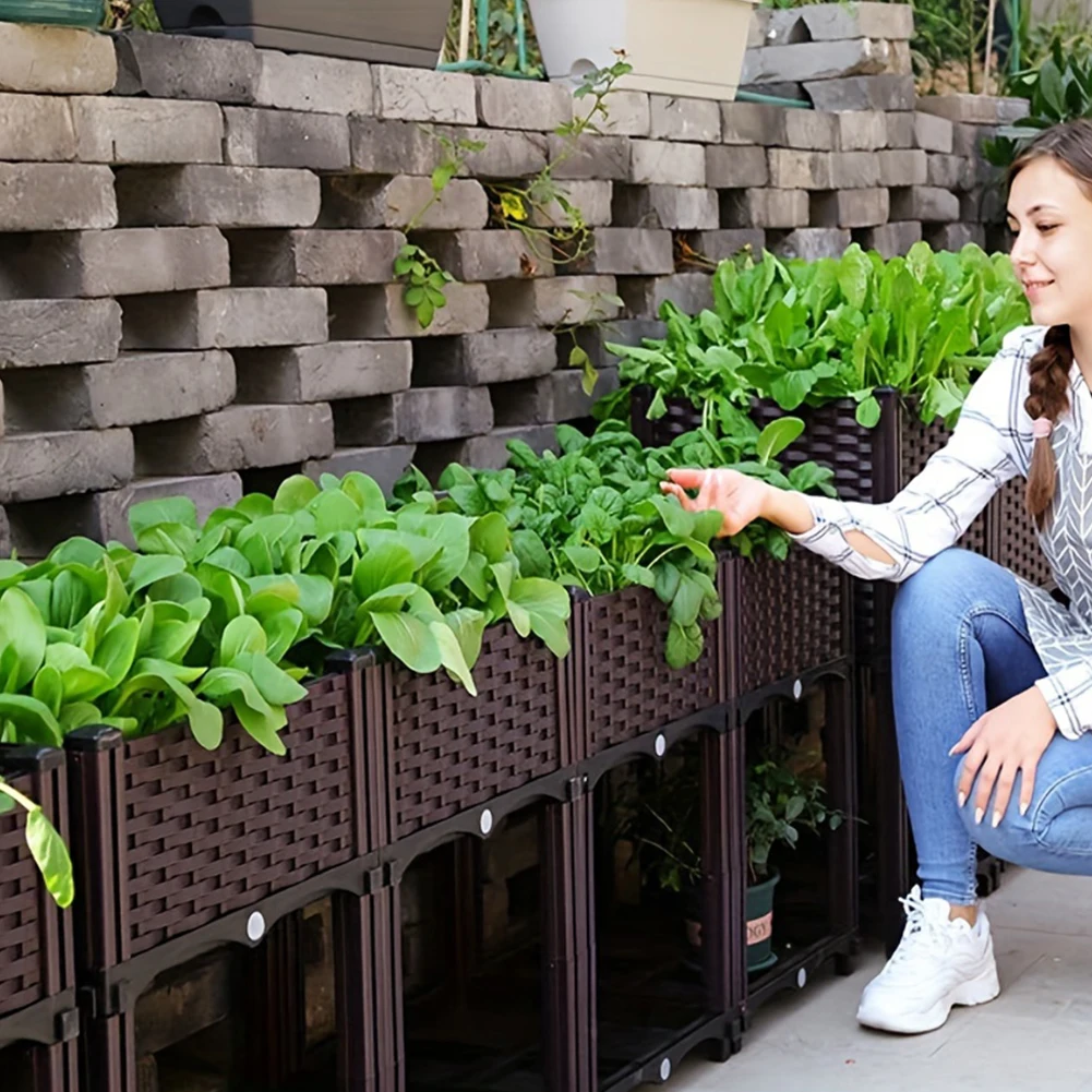 Large Capacity Garden Bed Vege - đánh giá và giá Gardening Tools Box