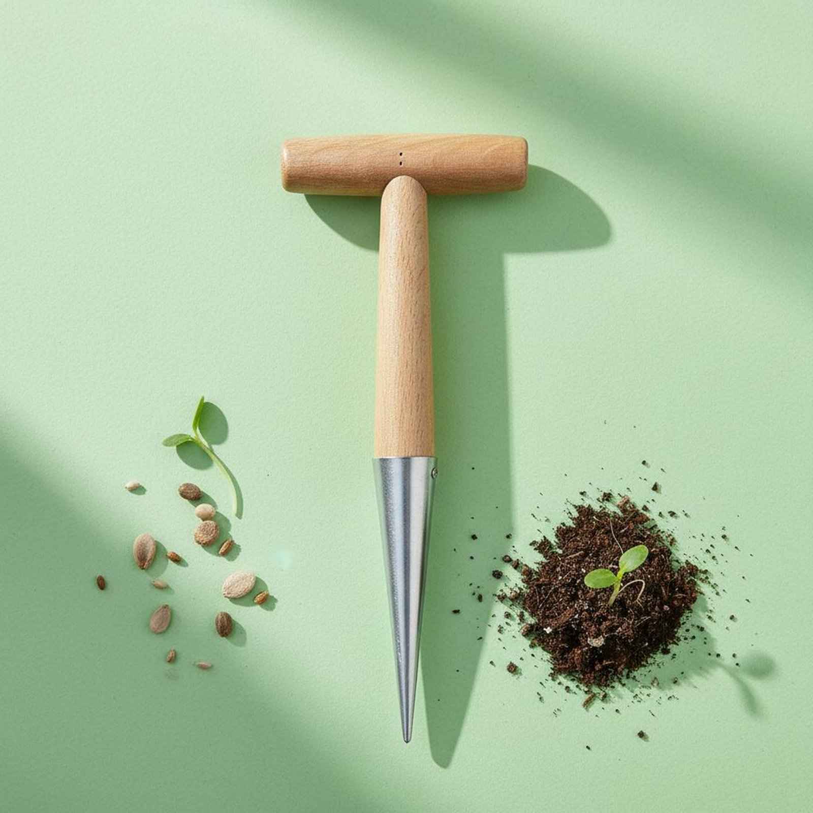 Soil Hole Puncher Easy to Use  - đánh giá và giá Gardening Tools Uses